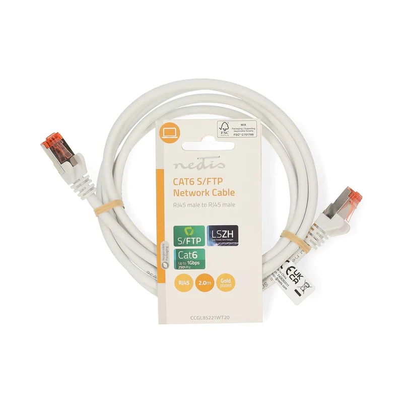 CAT6 Netwerkkabel RJ45 Male - RJ45 Male - S/FTP