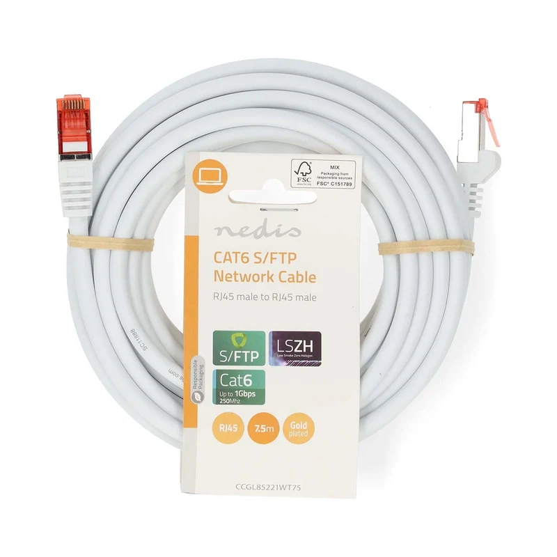 CAT6 Netwerkkabel RJ45 Male - RJ45 Male - S/FTP