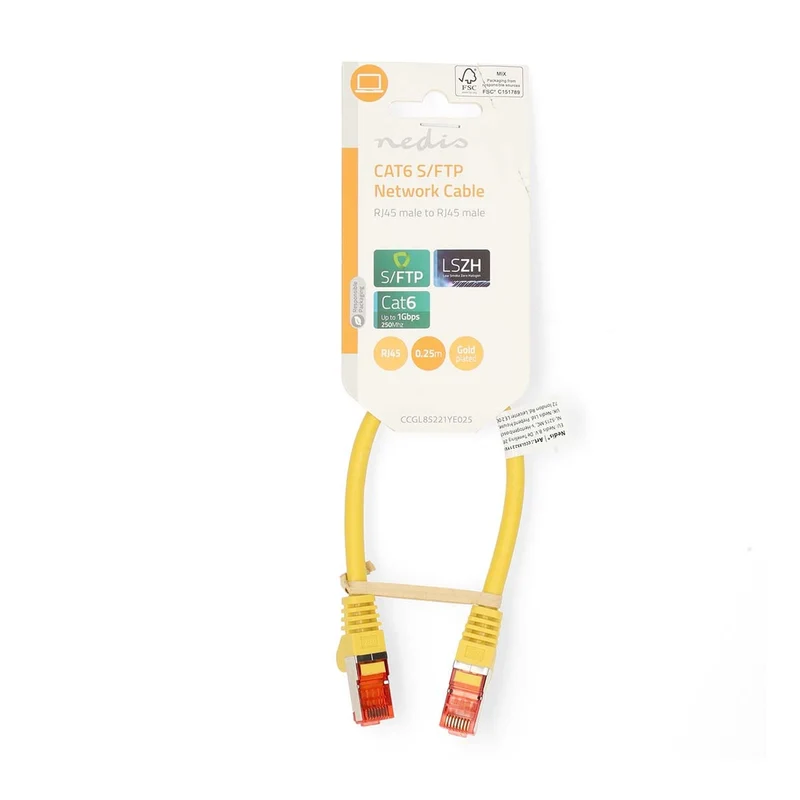 CAT6 Netwerkkabel RJ45 Male - RJ45 Male - S/FTP