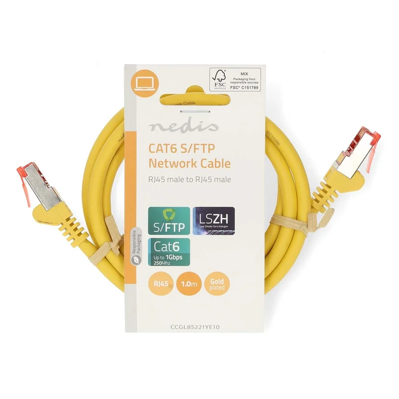 CAT6 Netwerkkabel RJ45 Male - RJ45 Male - S/FTP