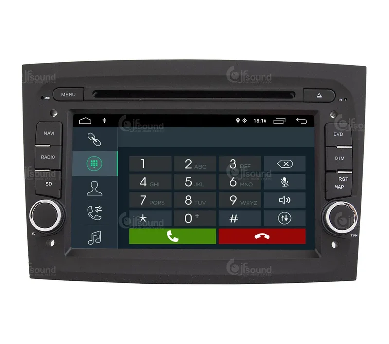 JF SOUND JF-037FD-X7C-PRO – Autoradio Android 7" avec navigation pour Fiat Doblò (2015–2022)