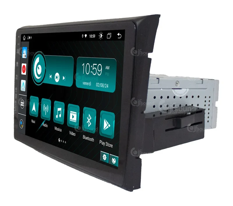 JF SOUND JF-039FB-X9C-PRO – Autoradio Android 9" avec navigation et 4G pour Fiat Bravo (2007–2014)