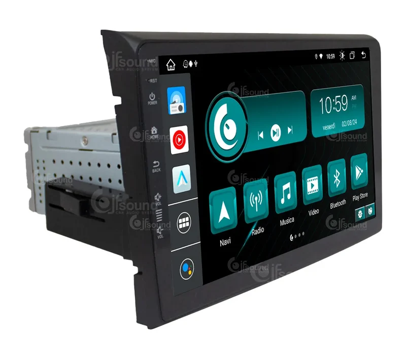 JF SOUND JF-039FB-X9C-PRO – Autoradio Android 9" avec navigation et 4G pour Fiat Bravo (2007–2014)