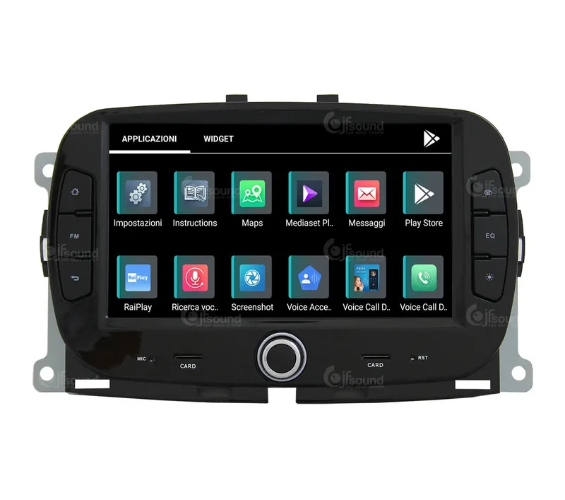 JF SOUND JF-137F5-X9C-PRO – Autoradio Android 10" avec navigation pour Fiat 500 (2015 et +)