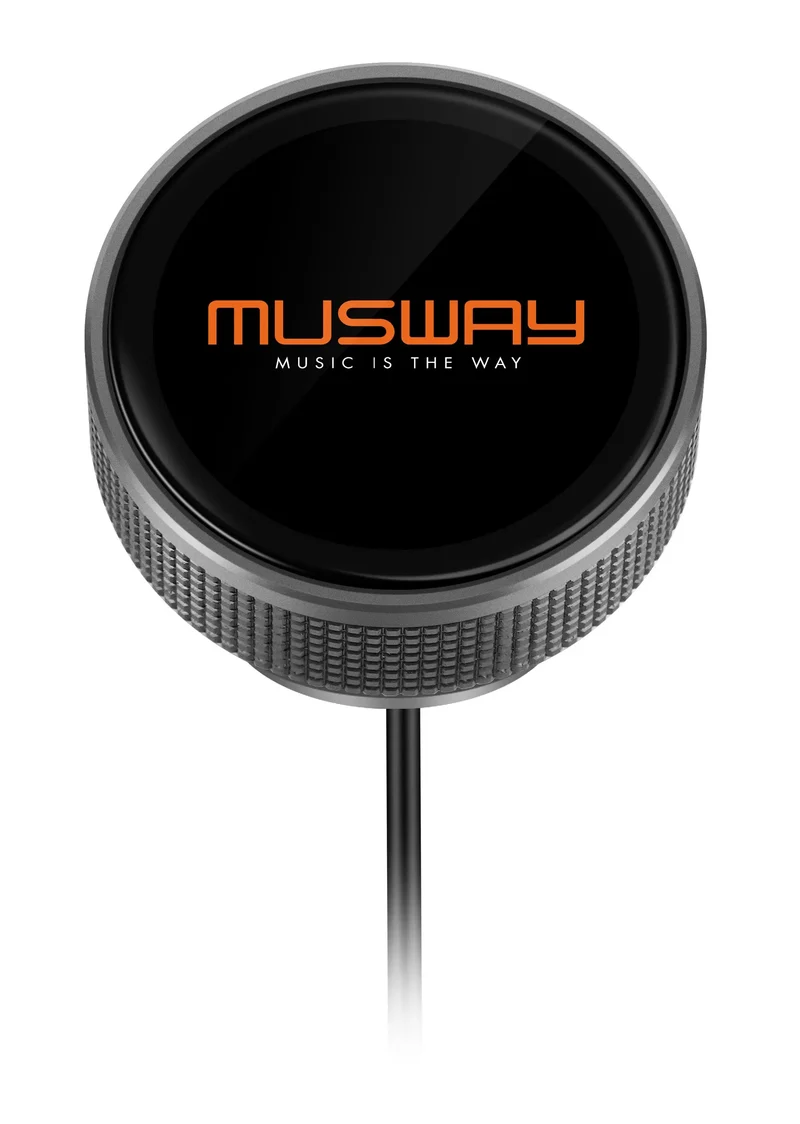 MUSWAY myCON – Télécommande digitale avec écran AMOLED pour DSP Musway