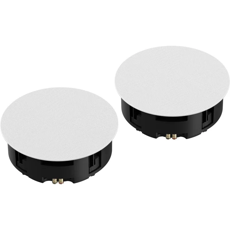 8” Rond HP Plafond Par SONANCE(Paire), Sonos INCL8WW1 - Blanc
