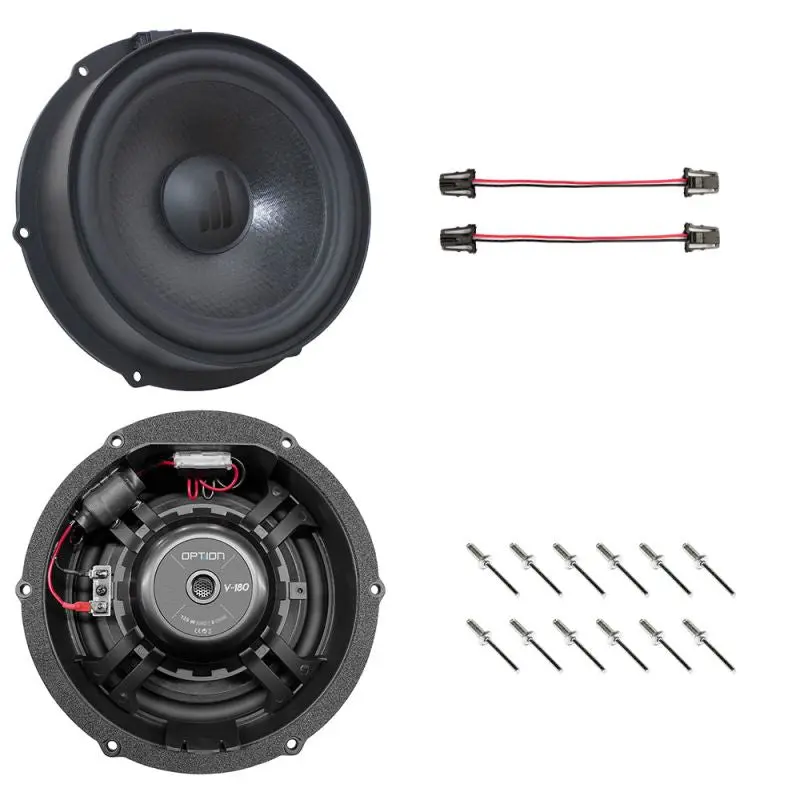 OPTION SET-285 – Système audio complet DSP + Subwoofer + Haut-parleurs pour VW Passat B9