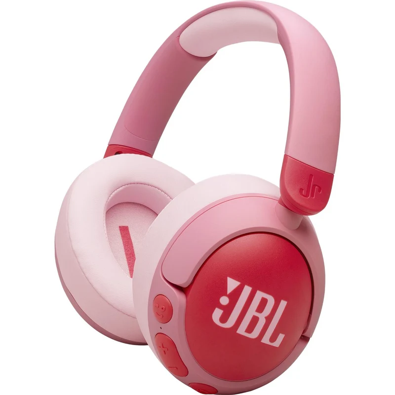 Casque d'écoute supra-auriculaire Bluetooth pour enfants, JBL JR470 NC - Rose