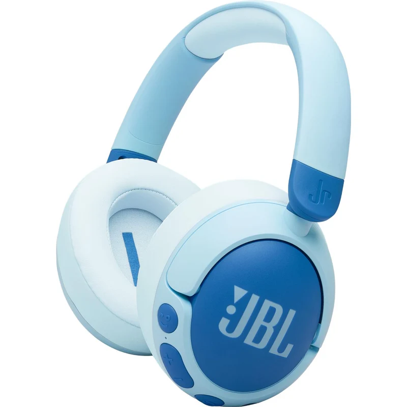 Casque d'écoute supra-auriculaire Bluetooth pour enfants, JBL JR470 NC - Bleu