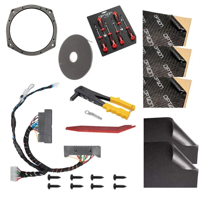 OPTION SET-157 – Kit Audio DSP Seat/Cupra Ateca Beats (avec LWL) – Amplificateur + Subwoofer + Haut-Parleurs Avant