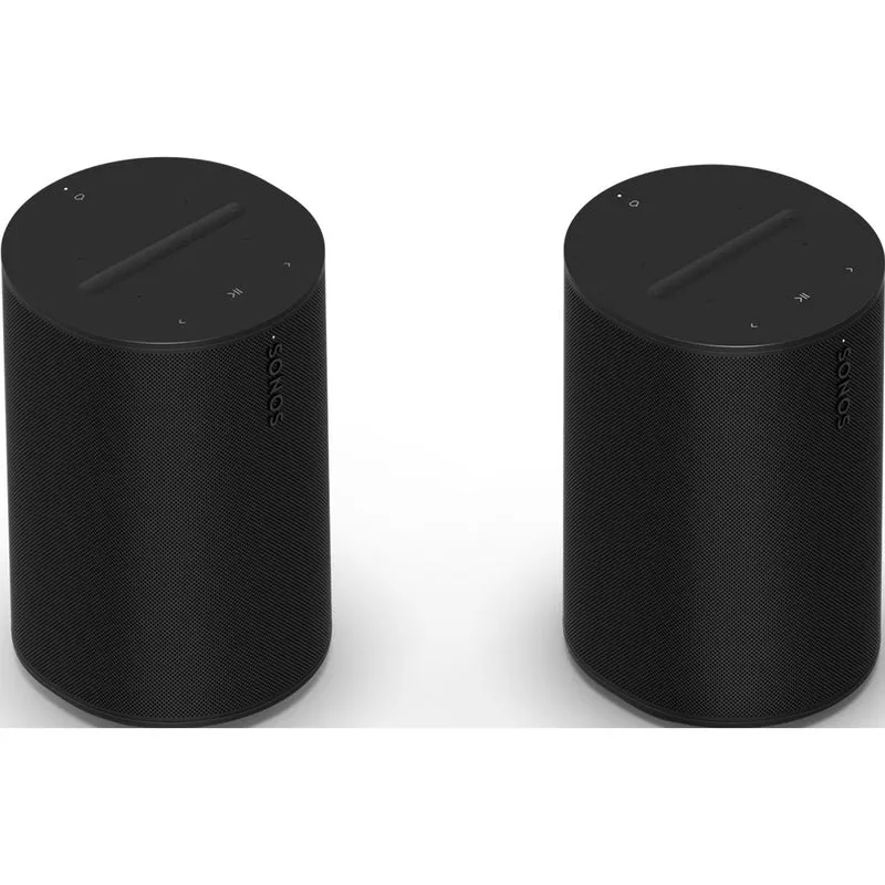 Enceinte multipièces sans fil Wi-Fi, Sonos Era 100 Pro - Noir - Paire