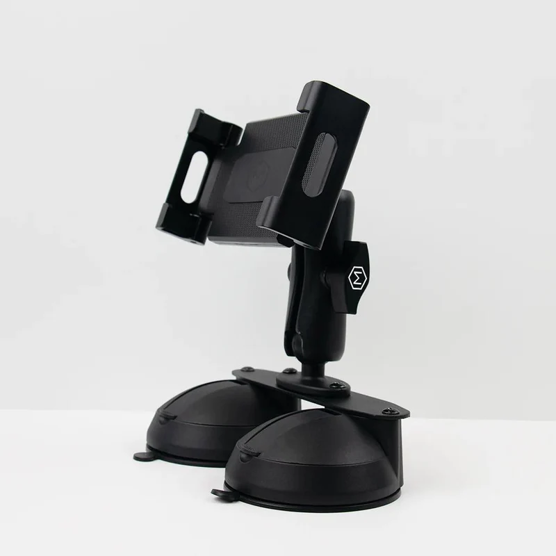 Support à double ventouse pour tablette, iPad, téléphone