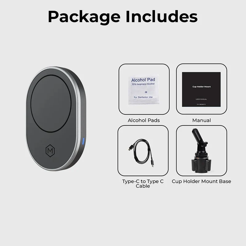Support de téléphone MagSafe Wireless Charging Cup Holder (Version 2.0)