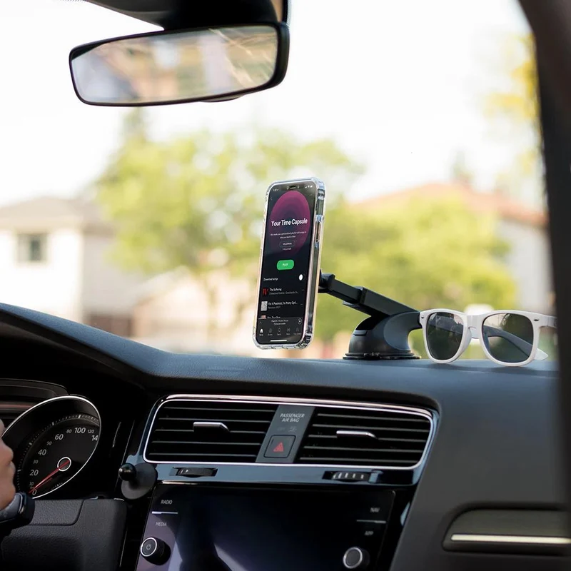 Simpl Touch 2.0 - Support magnétique 360° pour tableau de bord et pare-brise