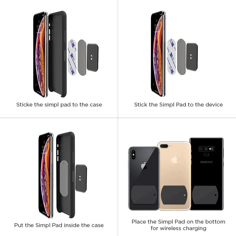 Simpl Touch - Support magnétique pour bouche d'aération