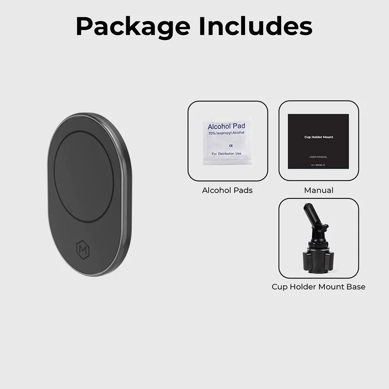 Support de voiture magnétique MagSafe pour porte-gobelet (version 2.0)