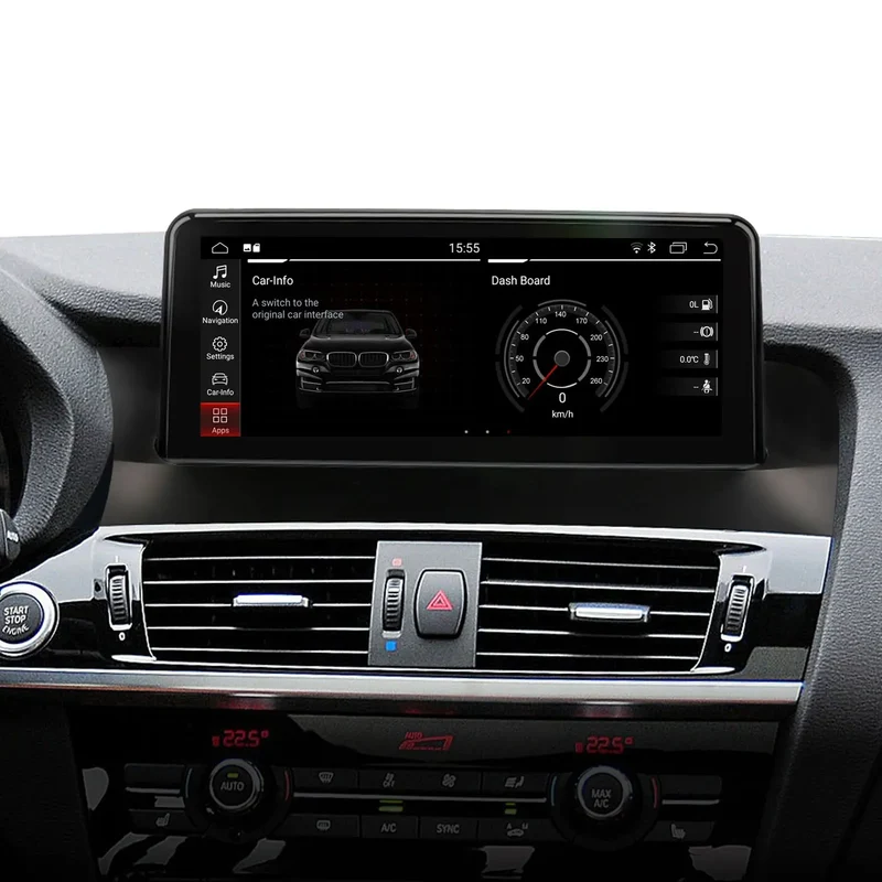 JF SOUND JF-032X3O-NBT – Système multimédia Android 12" pour BMW X3 / X4