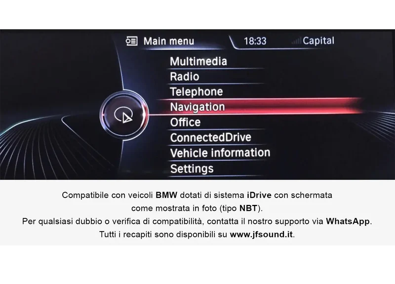 JF SOUND JF-031B1O-NBT – Système multimédia Android 10" pour BMW Série 1 & Série 2 (NBT)
