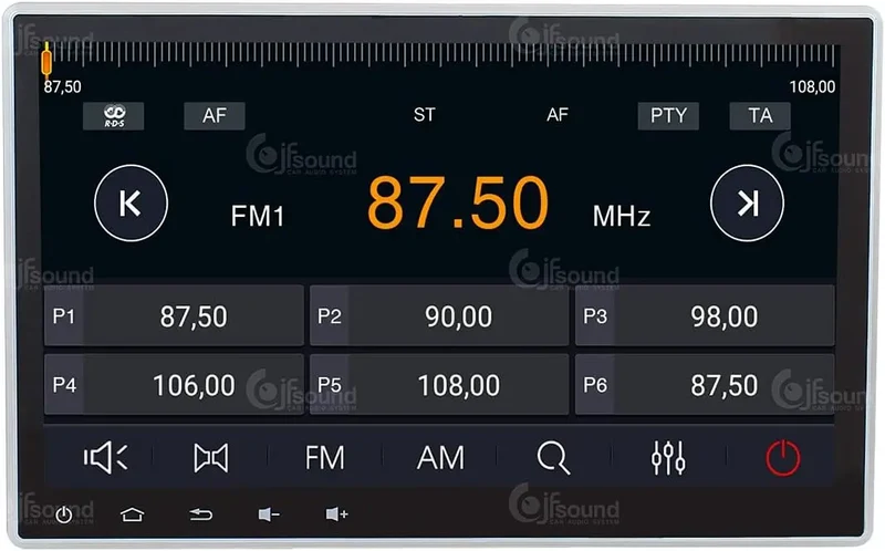 JF SOUND JF-011-X9C-RK-PRO – Autoradio Android 10" HD pour Renault Kangoo / Trafic / Nissan Primastar-PRO