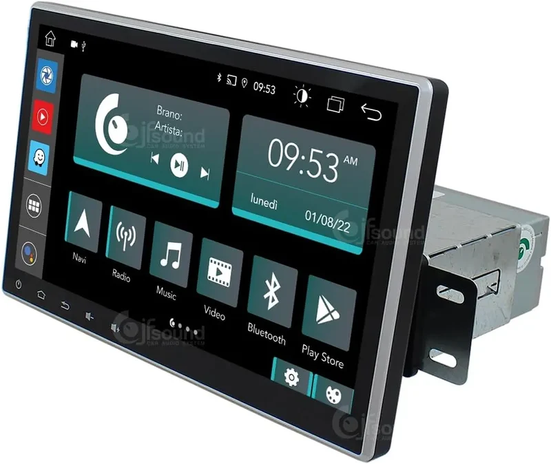 JF SOUND JF-011-X9C-RK-PRO – Autoradio Android 10" HD pour Renault Kangoo / Trafic / Nissan Primastar-PRO
