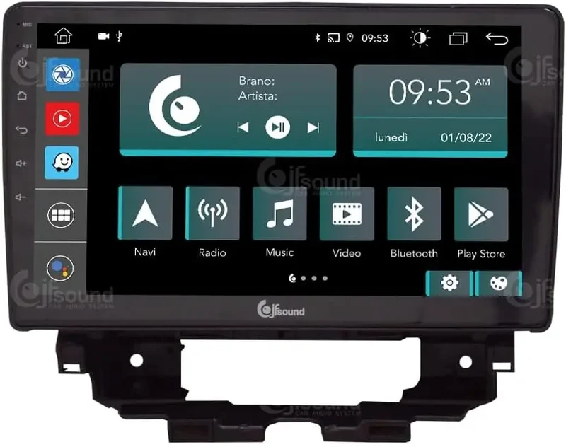 JF SOUND JF-031RK-X9C-PRO – Autoradio Android 10" HD pour Renault Kangoo 3ª