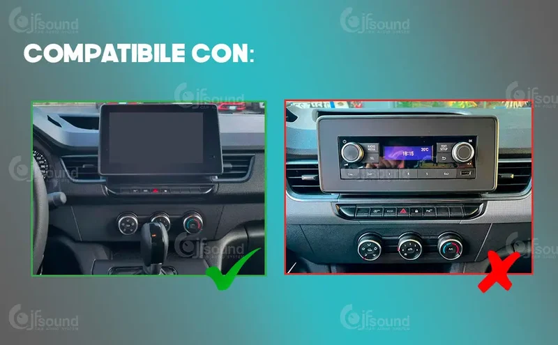 JF SOUND JF-031RK-X9C-PRO – Autoradio Android 10" HD pour Renault Kangoo 3ª