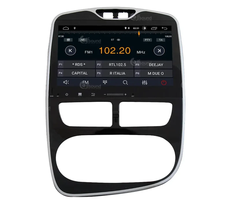 JF SOUND JF-031RC-X7C-PRO – Autoradio Android 10" HD pour Renault Clio 4 (2012–2016)