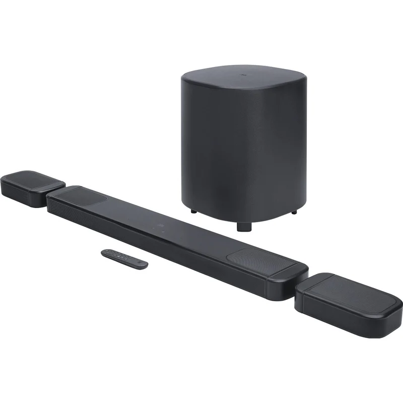 Barre de son 7.1.4 canaux Atmos Hp Arriere détachable, JBL BAR1000M2-BK