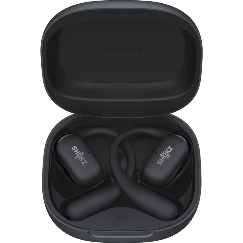 Casque Sport BT à conduction osseuse sans fil OpenFit 2, Shokz T920 - Noir