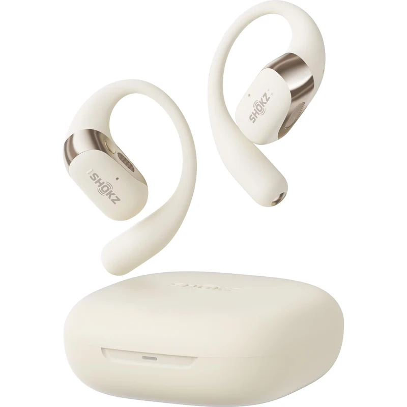 Casque Sport BT à conduction osseuse sans fil OpenFit 2, Shokz T920 - Beige