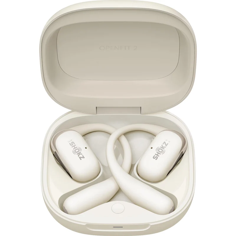 Casque Sport BT à conduction osseuse sans fil OpenFit 2, Shokz T920 - Beige