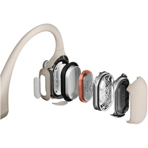 Casque Sport BT à conduction osseuse sans fil OpenRun Pro Mini, Shokz S811 - Beige