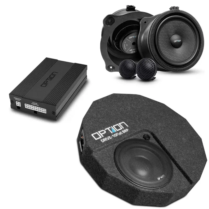 OPTION SET-251 – Système Audio Opel Astra L (2022+) – DSP + Subwoofer Reserverad + Haut-parleurs Avant