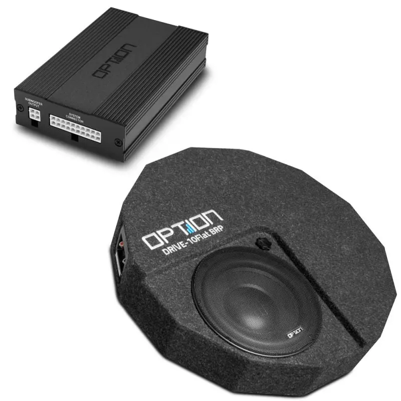OPTION SET-240 – Système audio pour Hyundai i30 PD (2017–2020) | Amplificateur DSP + Subwoofer de roue de secours V2