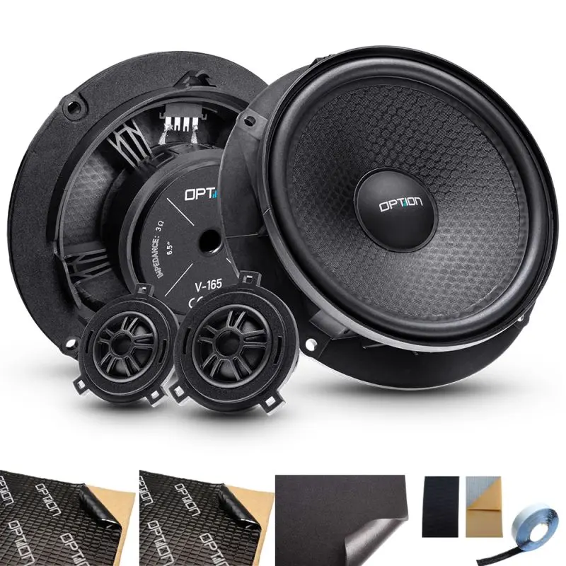 OPTION SET-226 – Système audio VW Tiguan II V2 | DSP6 + Haut-parleurs avant/arrière + Subwoofer optionnel