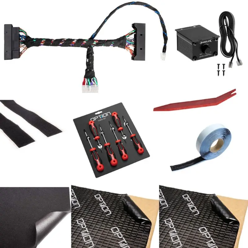 OPTION SET-222 – Kit Audio Mercedes V-Class W447 Facelift (Burmester V1) avec DSP6, Subwoofer et Haut-Parleurs Avant – Plug & Play