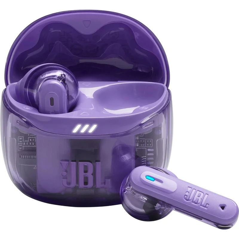 Écouteurs boutons sans fil BT à réduction de bruit.. JBL TFLEX2 - Pourpre fantôme