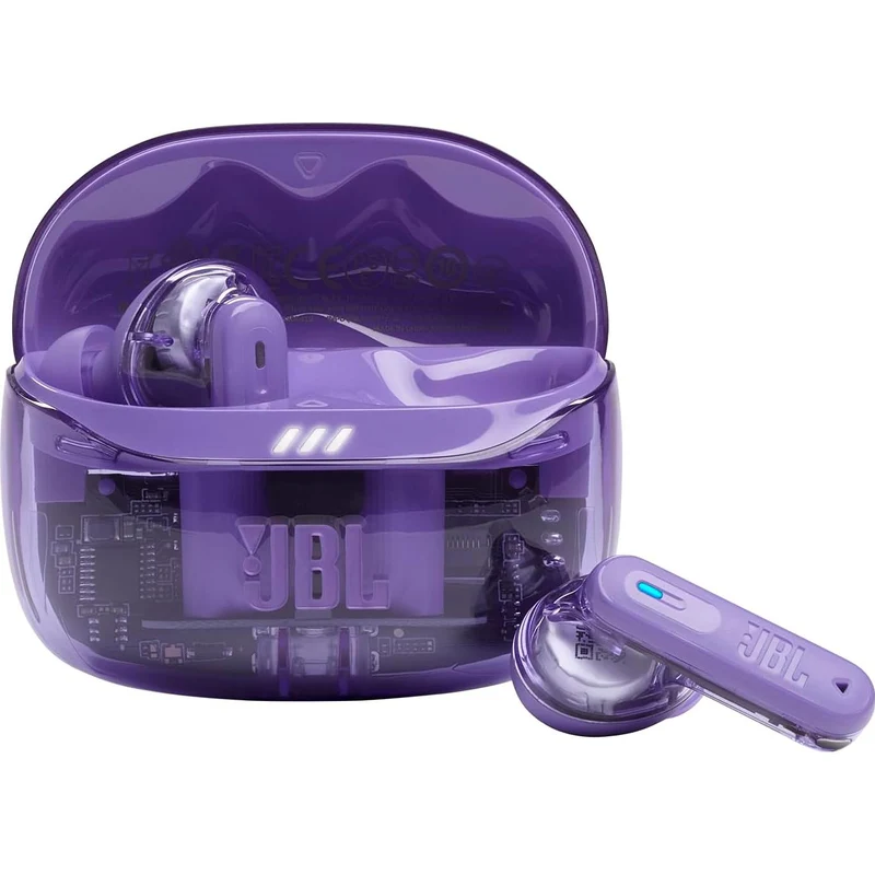 Écouteurs boutons sans fil BT à réduction de bruit.. JBL TBEAM2 - Pourpre fantôme