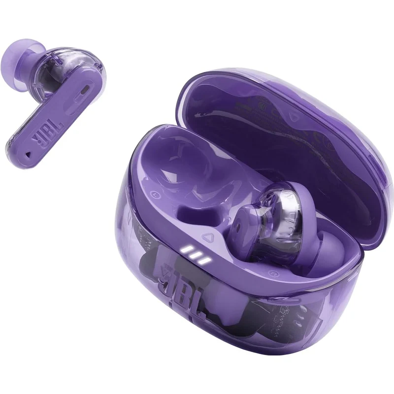 Écouteurs boutons sans fil BT à réduction de bruit.. JBL TBEAM2 - Pourpre fantôme