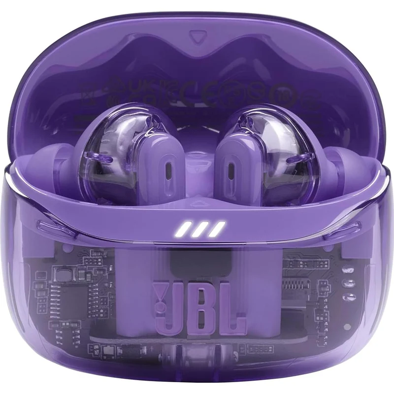 Écouteurs boutons sans fil BT à réduction de bruit.. JBL TBEAM2 - Pourpre fantôme
