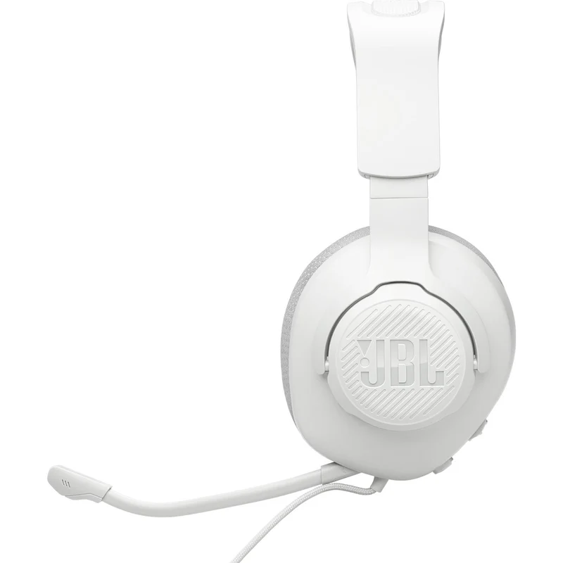 Casque gaming professionnel PC filaire, JBL Quantum 100M2 - Blanc