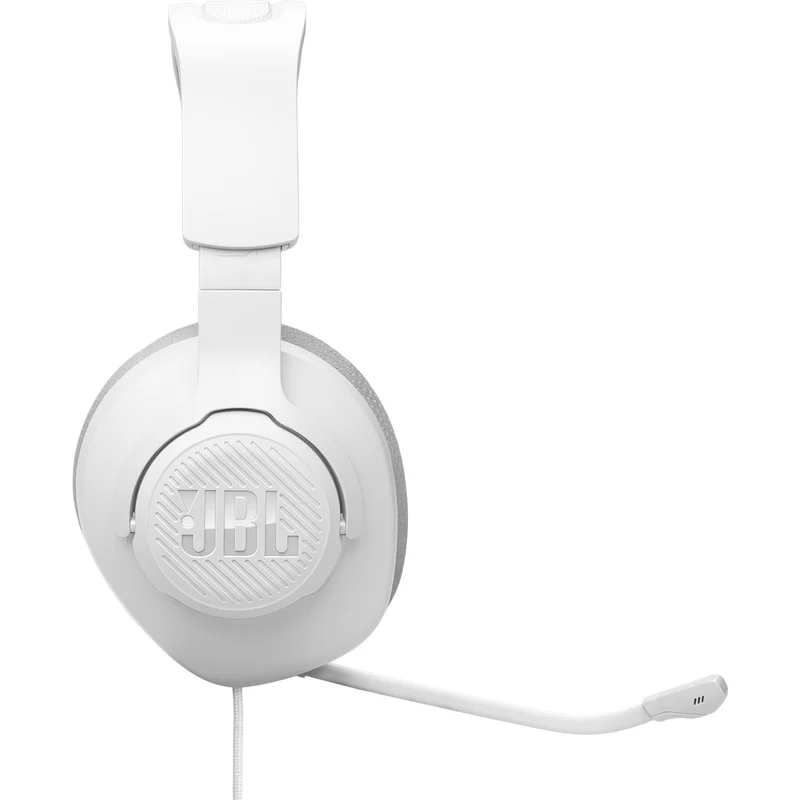 Casque gaming professionnel PC filaire, JBL Quantum 100M2 - Blanc