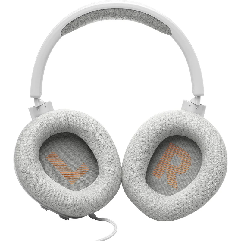 Casque gaming professionnel PC filaire, JBL Quantum 100M2 - Blanc