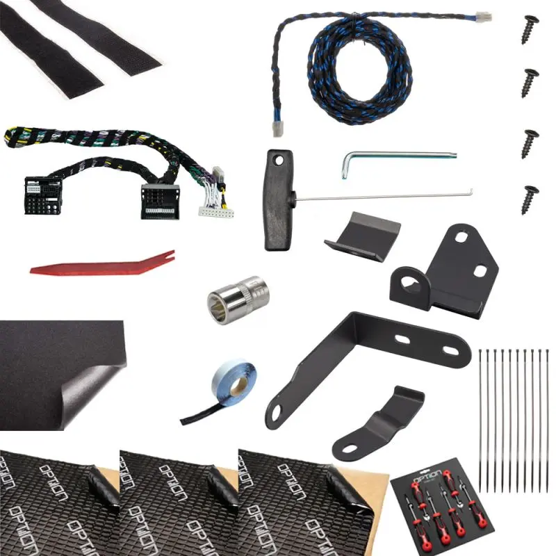 OPTION SET-311 – Système Audio pour Mercedes Vito / Classe V W447 (Quadlock) | Amplificateur DSP + Caisson de Bass sous Siège + Haut-Parleurs Avant | V2