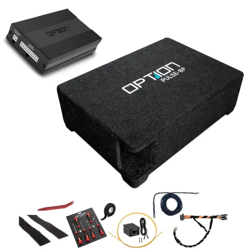 OPTION SET-215 – Skoda Kodiaq II V2 – DSP6 + Subwoofer PULSE-8P – Plug & Play
