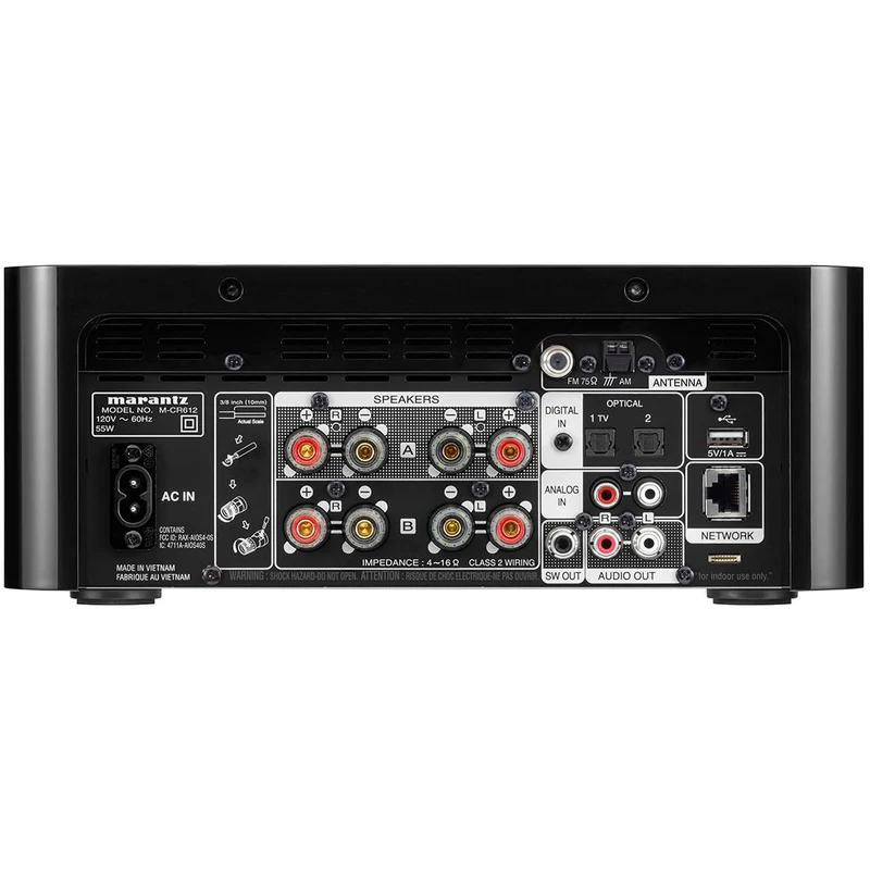 Récepteur CD réseauté Bluetooth WiFi HEOS, Marantz MCR612