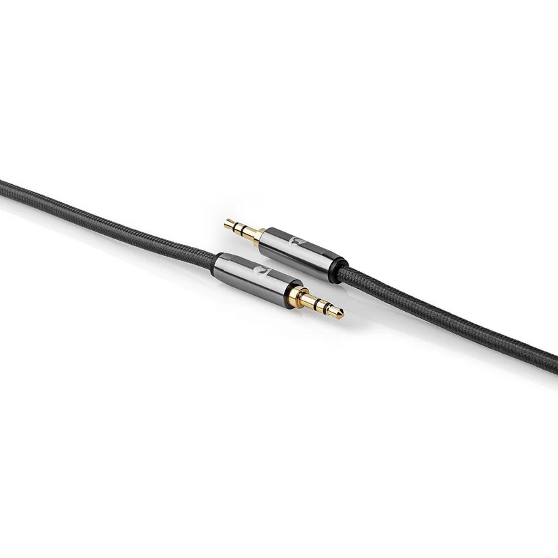 Stereo-Audiokabel 3,5 mm Male - 3,5 mm Male - Verguld