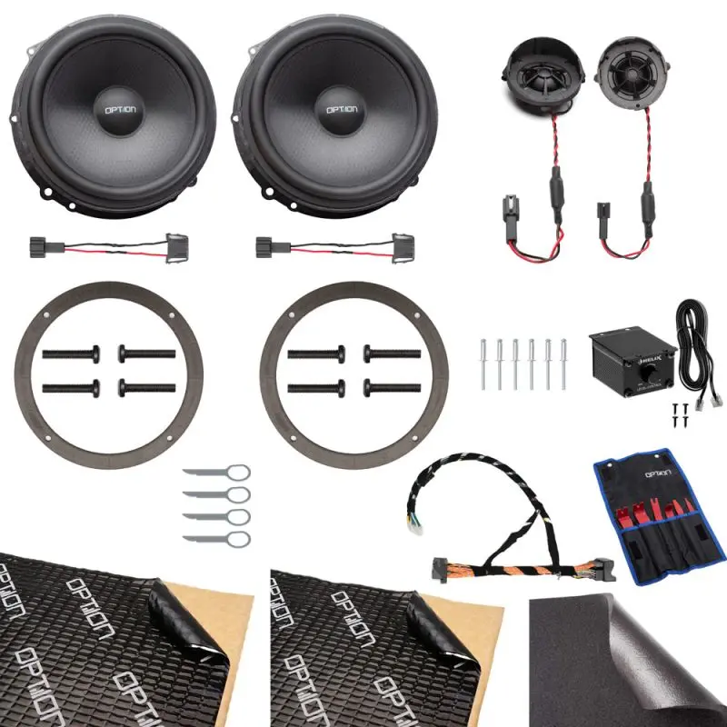 OPTION SET-154 – Kit Audio Seat Leon 5F Seat Sound System – DSP Amplificateur & Haut-Parleurs
