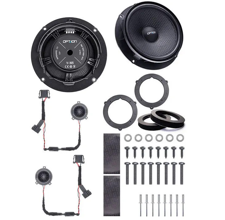 OPTION SET-148 – Système DSP + Haut-parleurs avant/arrière + Subwoofer pour Seat Leon (KL)