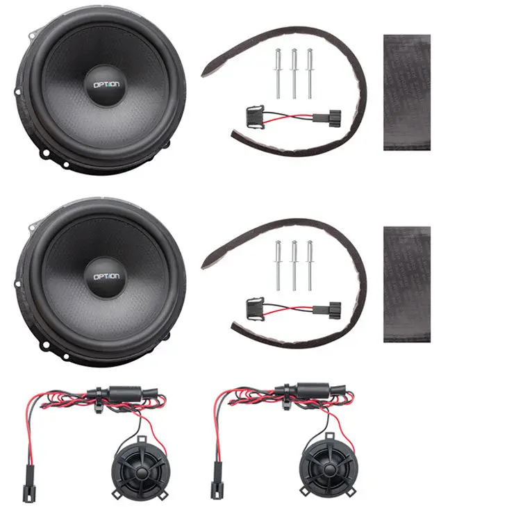 OPTION SET-148 – Système DSP + Haut-parleurs avant/arrière + Subwoofer pour Seat Leon (KL)